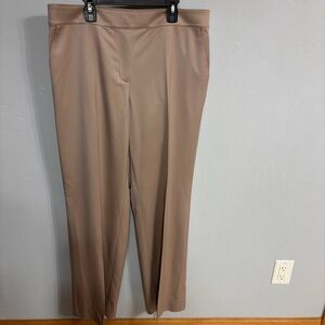 NWOT St. John Classic Taupe Women's Trousers Sz 12